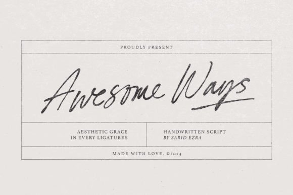 Awesome Ways: Elevate Your Design with Handwritten Elegance