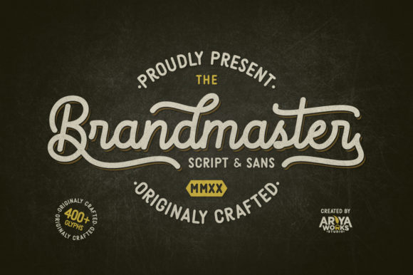 Brandmaster: Elevating Design with Vintage Duo Typography