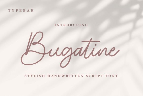 Bugatine: The Signature Script for Modern Branding