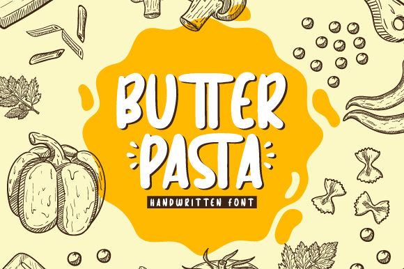 Butter Pasta Font: A Simple Script for Creative Elegance