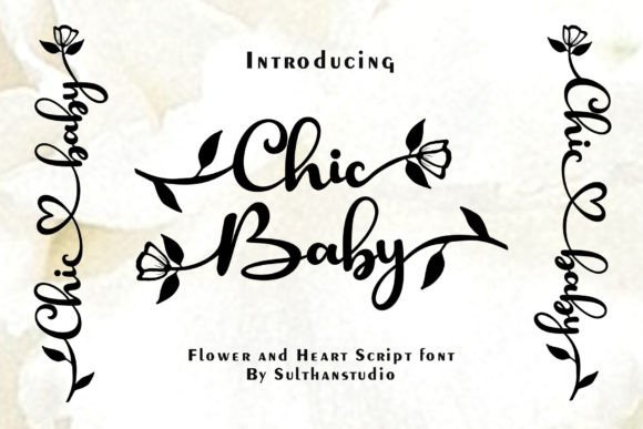 Chic Baby: Elevate Your Designs with Handwritten Charm