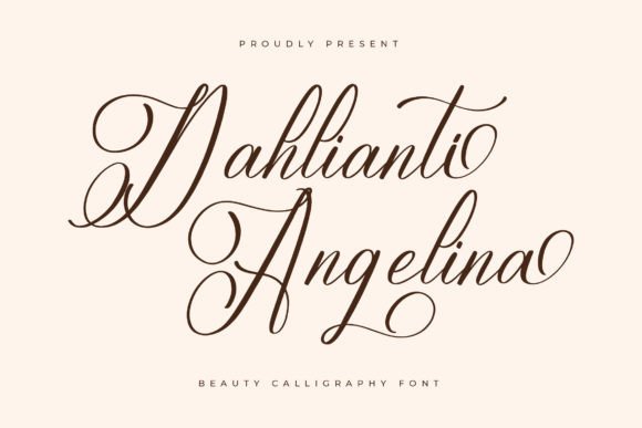 Dahlianti Angelina: A Luxury Script for Elevated Design