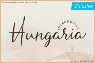 Elevate Your Brand with the Hungaria Script Font