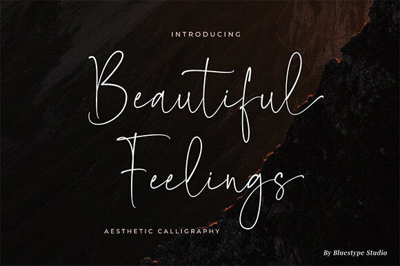 Elevate Your Design with the Beautiful Feelings Font