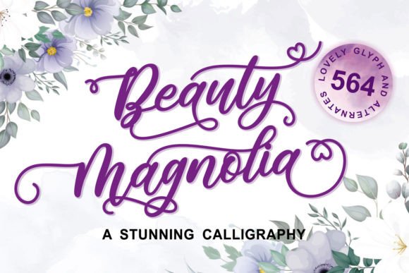 Elevate Your Designs with the Beauty Magnolia Font