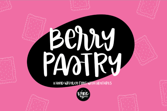 Exploring Berry Pastry: A Modern Calligraphy Script