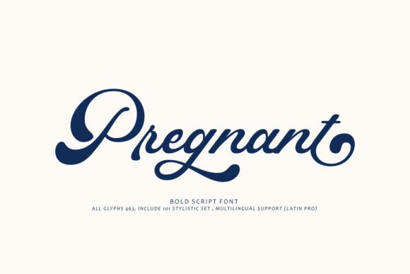 Exploring the Pregnant Typeface for Modern Design