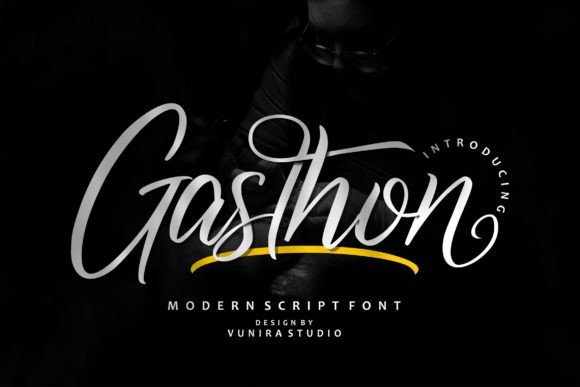 Gasthon: Elevating Modern Script Typography