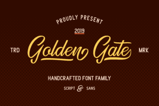 Golden Gate Duo: A Handwritten Font Pair for Modern Branding