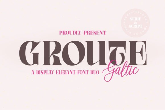 Groute: The Elegant Serif for Modern Design