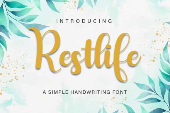 Restlife: A Bouncy & Bold Script for Modern Design