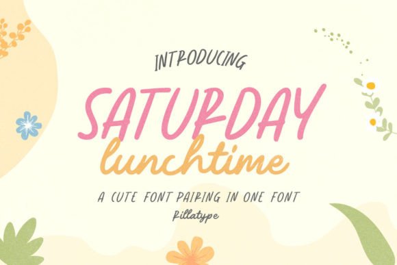 Saturday Lunchtime Font: A Playful Tool for Modern Design