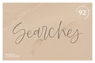 Searches: The Bold Script Font for Dynamic Branding
