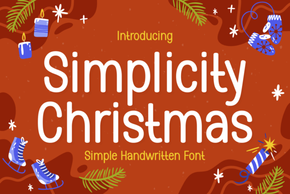 Simplicity Christmas: A Handwritten Font for Festive Charm