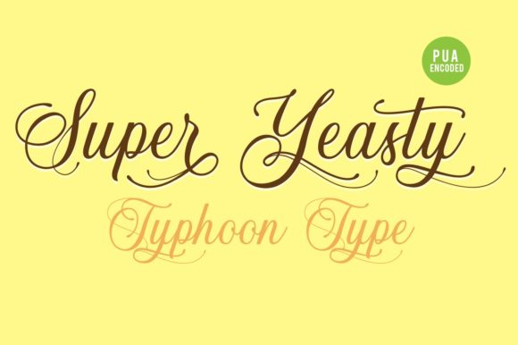Super Yeasty: A Fresh Font for Playful Branding