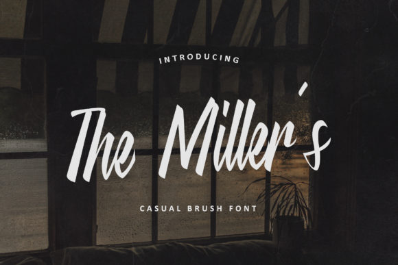 The Miller's: A Modern Brushed Script for Versatile Design