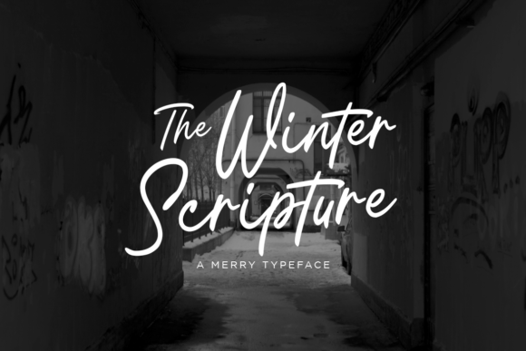 The Winter Scripture: A Festive Script for Holiday Design