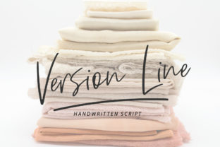 Version Line: The Elegant Script Font for Premium Designs